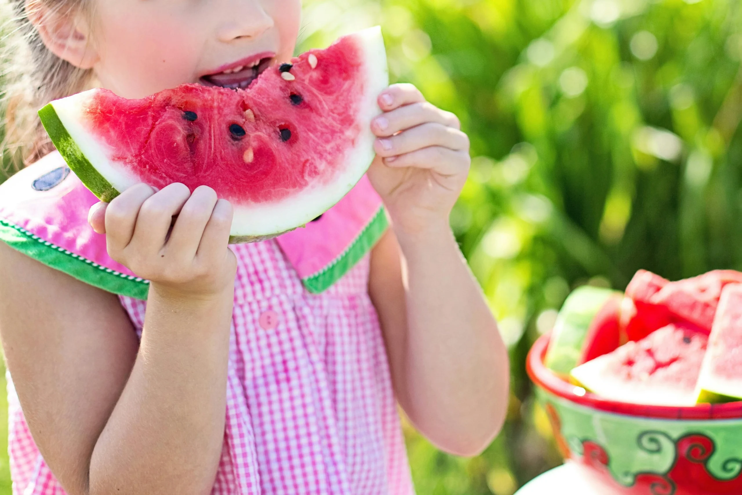 niña nutrición saludable